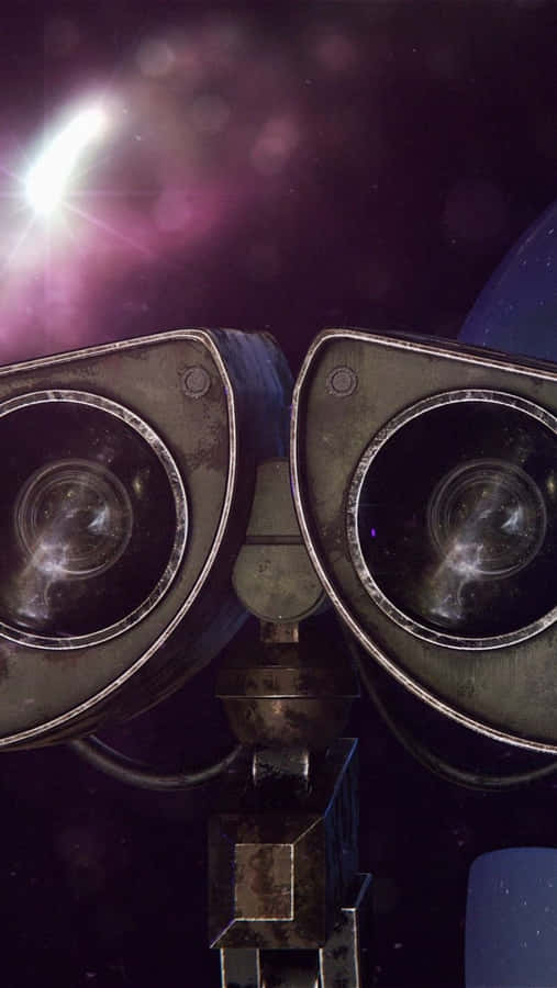 Wall E Iphone Huge Eyes Wallpaper