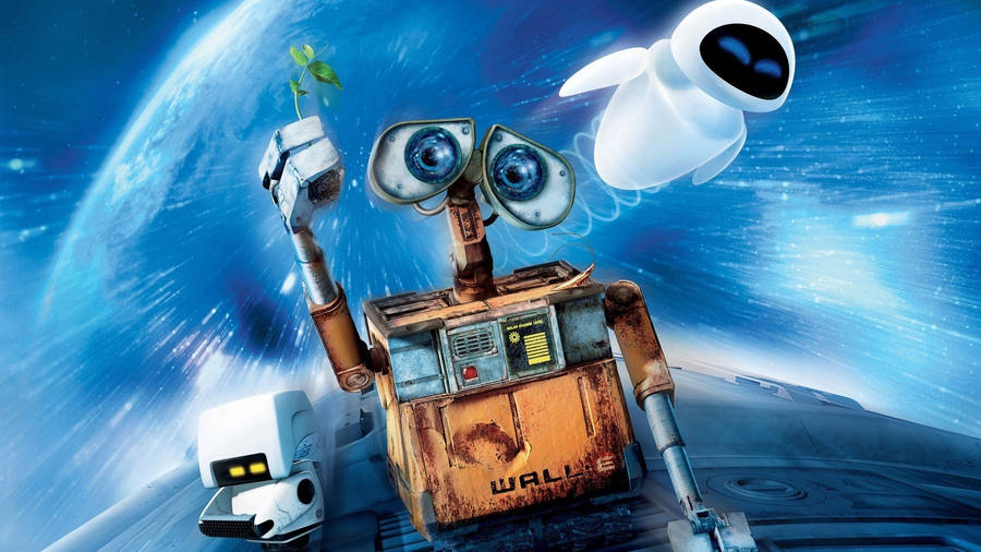 Wall E Seedling Discovery Wallpaper