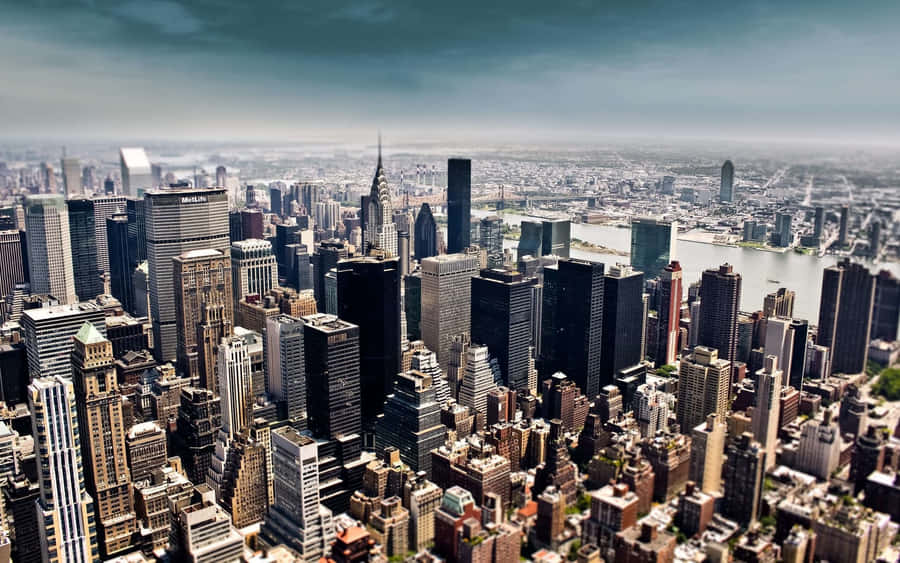 Wall Street, Hub Of Financial Investment And Trading Wallpaper