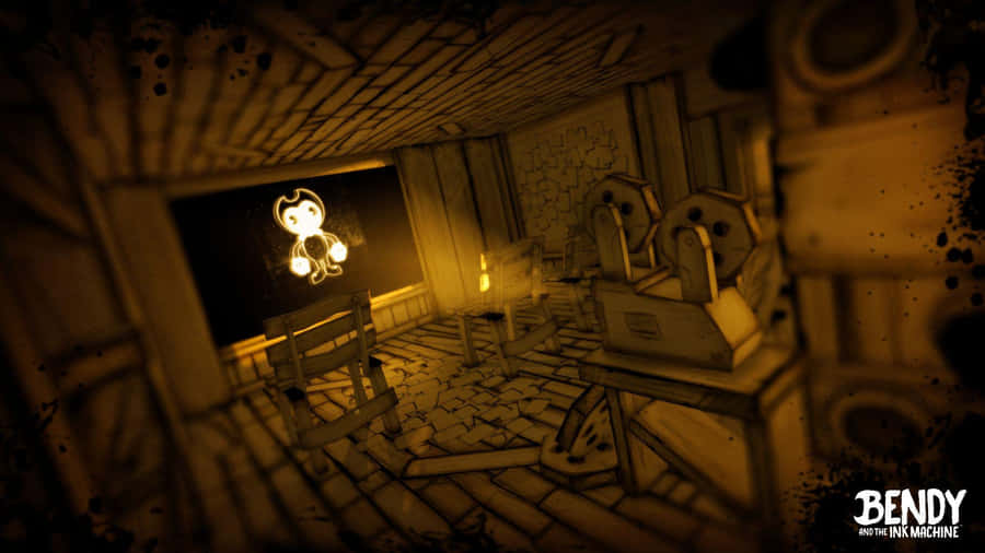 Wallpaper Of Bendy And The Ink Machine Video Game Wallpaper