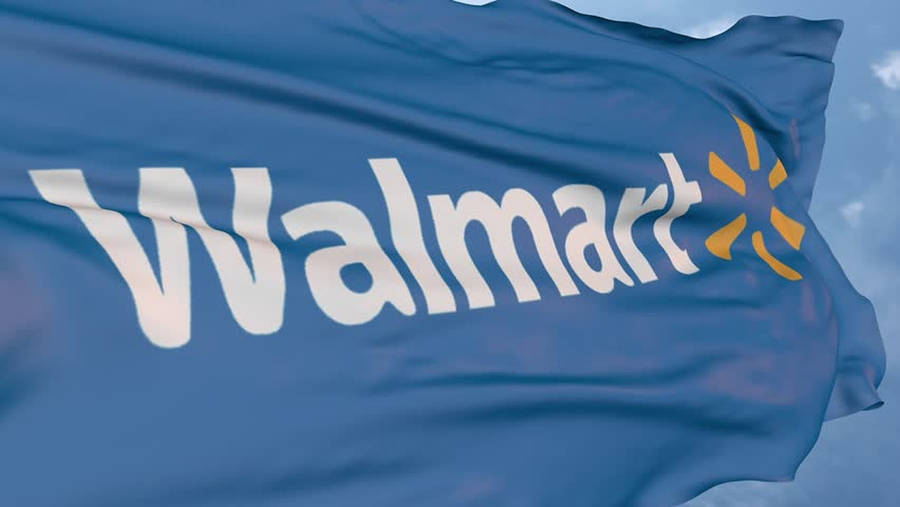 Walmart Blue Flag Wallpaper