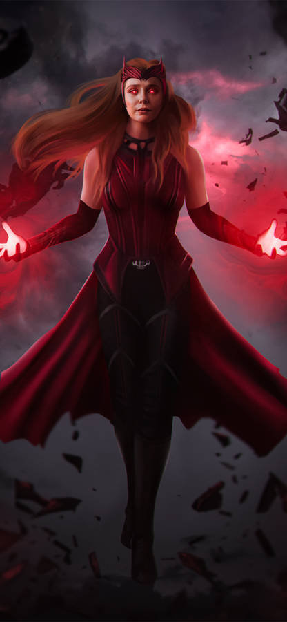 Wanda Maximoff Animation Wallpaper