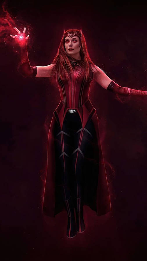 Wanda Maximoff Dark Digital Art Wallpaper