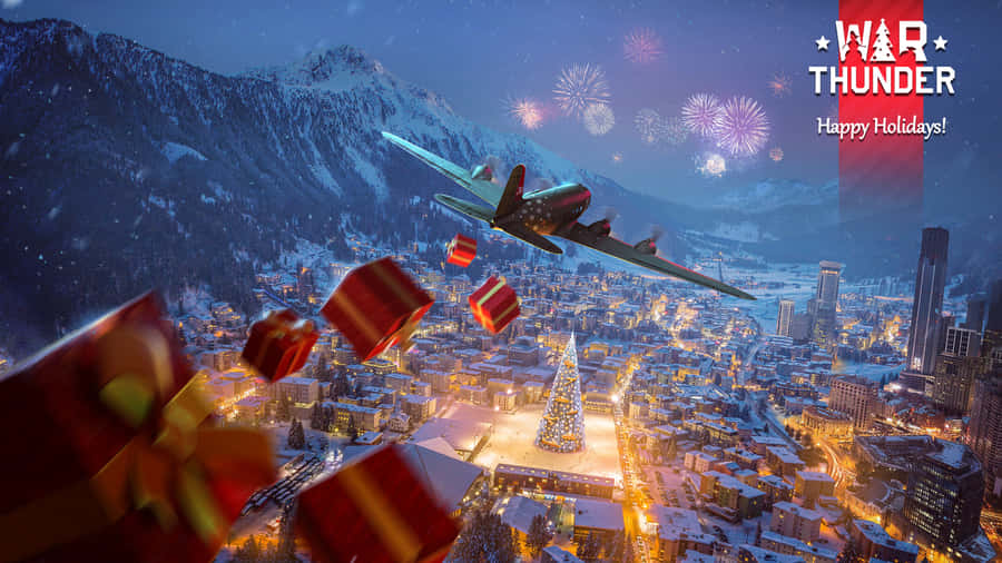 War Thunder Holiday Celebration Wallpaper