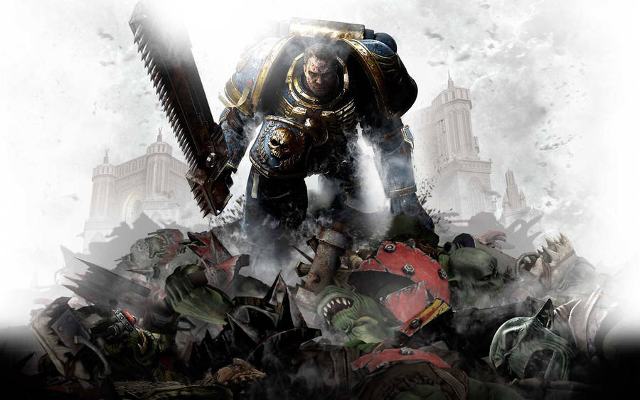 Warhammer 40k Space Marines Victory Wallpaper