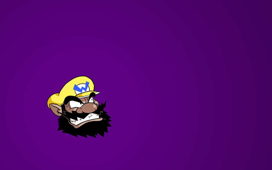 Wario Strikes A Pose In His Iconic Outfit Wallpaper