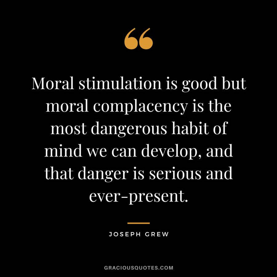 Warning Against Moral Complacency Wallpaper