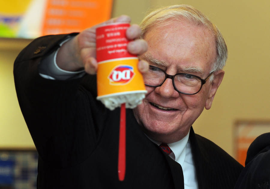 Warren Buffett Dairy Queen Photo Wallpaper