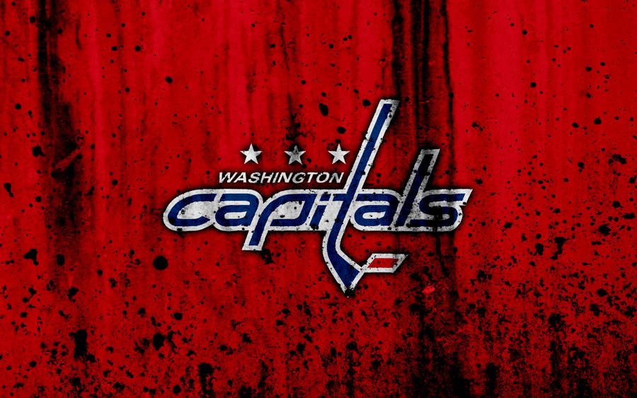 Washington Capitals Grunge Style Wallpaper