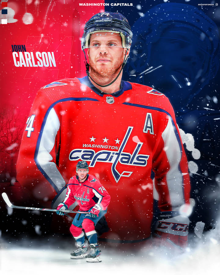 Washington Capitals John Carlson Poster Wallpaper