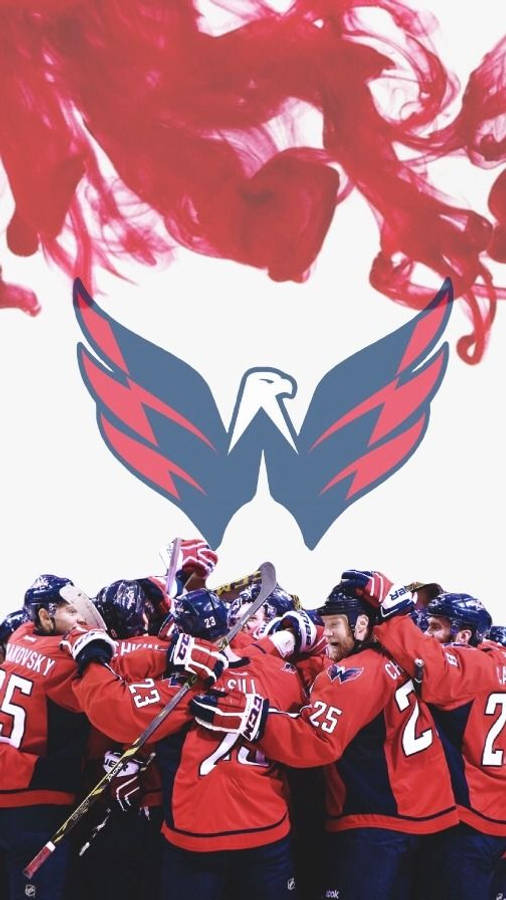 Washington Capitals Team Color Wallpaper