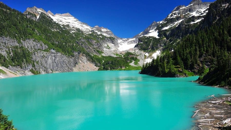 Washington Landscape Blanca Lake Wallpaper