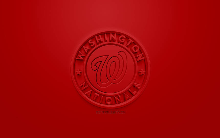 Washington Nationals Monochrome Wallpaper