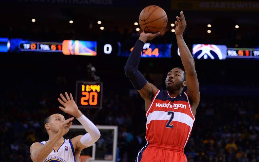 Washington Wizards John Wall Jump Shot Wallpaper