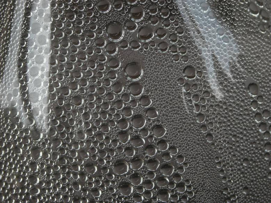 Water Droplets On Window Wallpaper