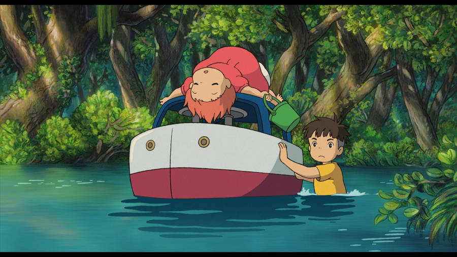 Water Forest Ponyo Wallpaper