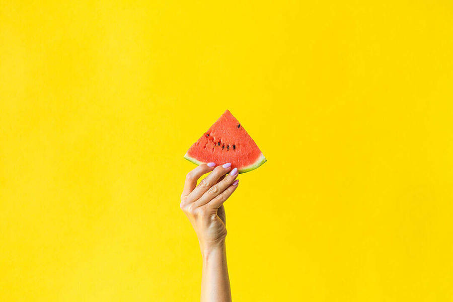 Watermelon Slice Yellow Hd Wallpaper