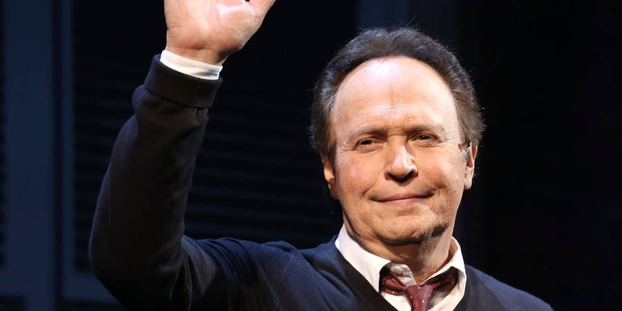 Waving American Actor Billy Crystal Wallpaper