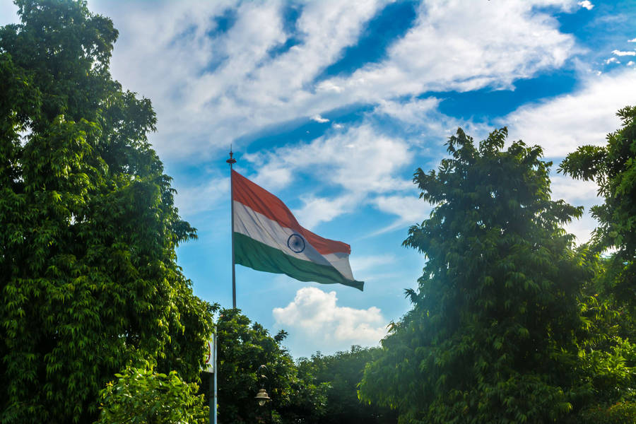 Waving Indian Flag 4k Wallpaper