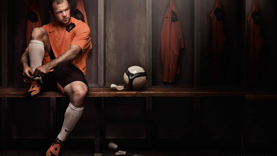 Wayne Rooney Nike Locker Room Wallpaper