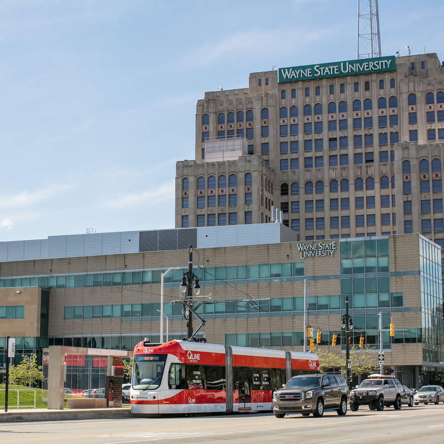 Wayne State University Buildings Wallpaper