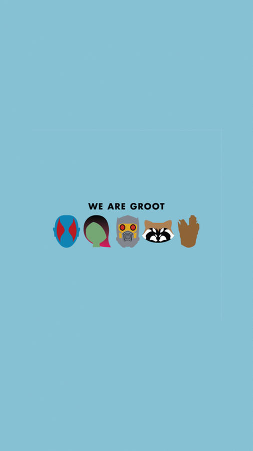 We Are Groot Marvel Aesthetic Wallpaper