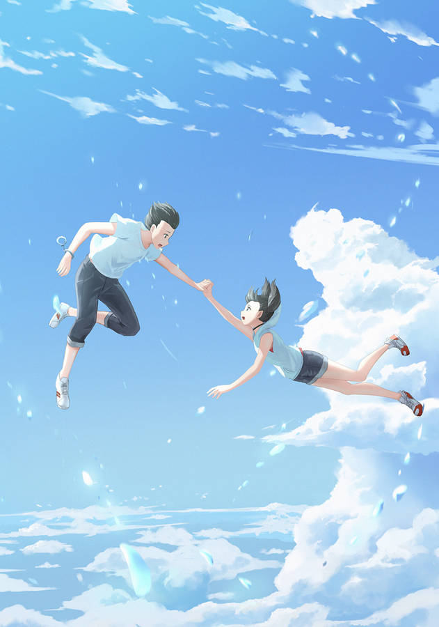 Weathering With You Falling From Sky Wallpaper