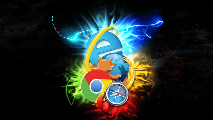 Web Browsers Energy Blast Wallpaper