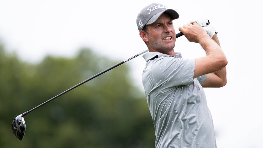 Webb Simpson Smiling After A Swing Wallpaper