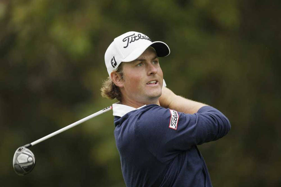 Webb Simpson Swinging High Wallpaper