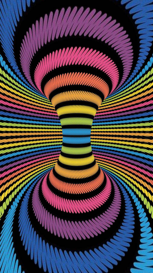 Weirdcore Optical Art Wallpaper