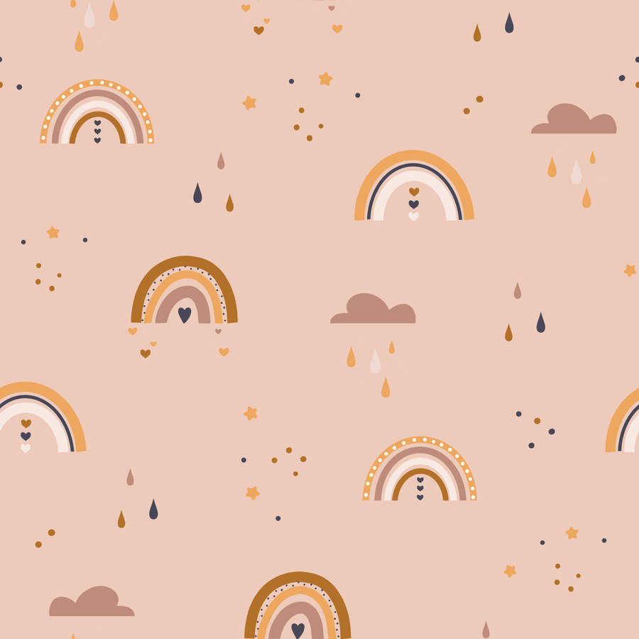 Welcome The Vibrant Wonders Of A Bohemian Rainbow. Wallpaper