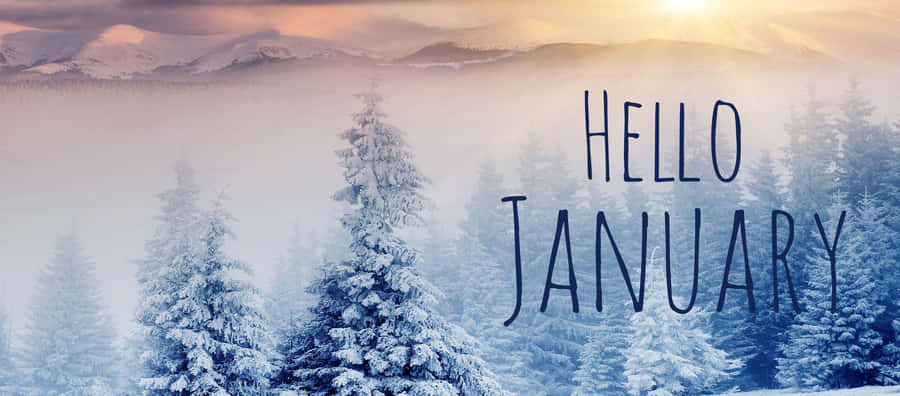 Welcome To A New Month, January Wallpaper