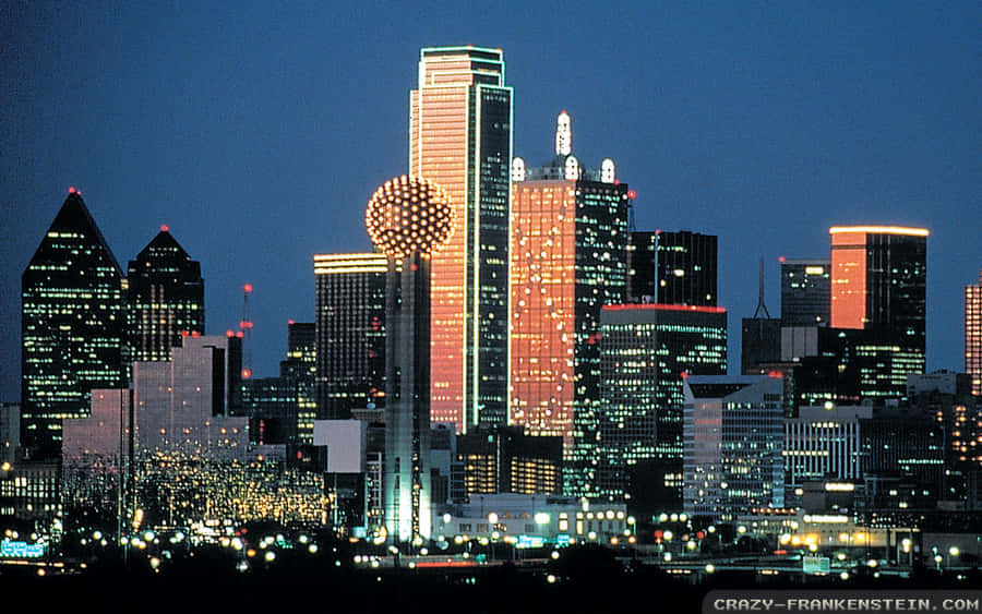 Welcome To Dallas, Tx - The Heart Of The Lone Star State Wallpaper