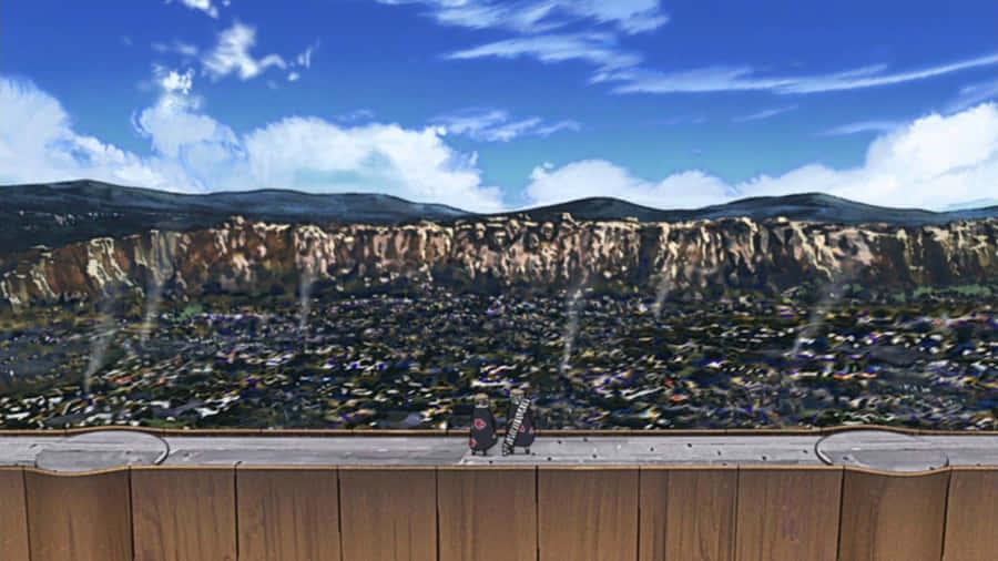 Welcome To Hidden Leaf Village: Step Into A World Of Adventure Wallpaper