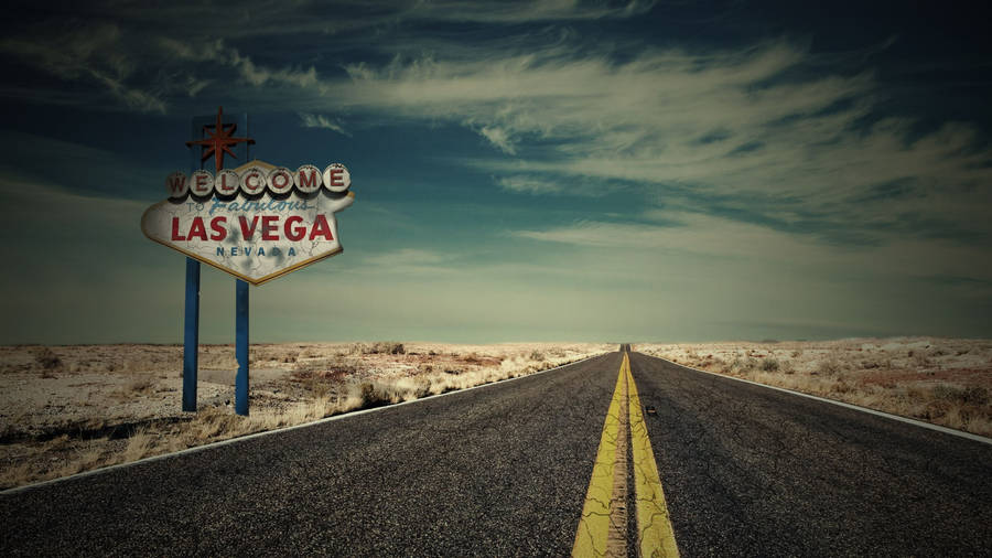 Welcome To Las Vegas Road Wallpaper