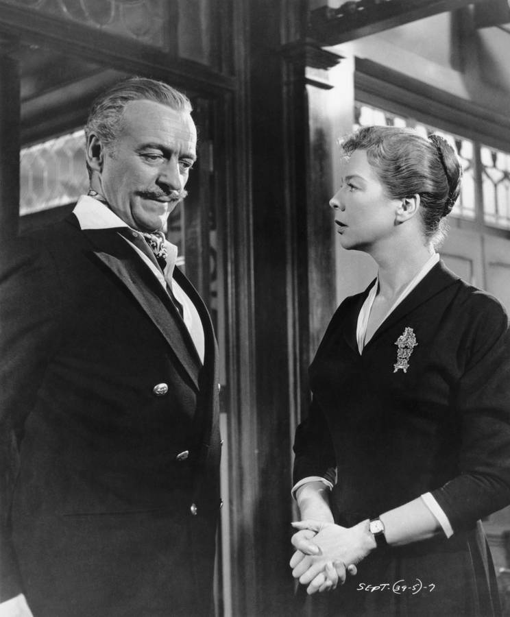 Wendy Hiller And David Niven Wallpaper