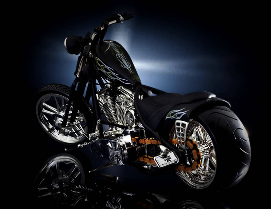 West Coast Choppers Black Superbike Wallpaper