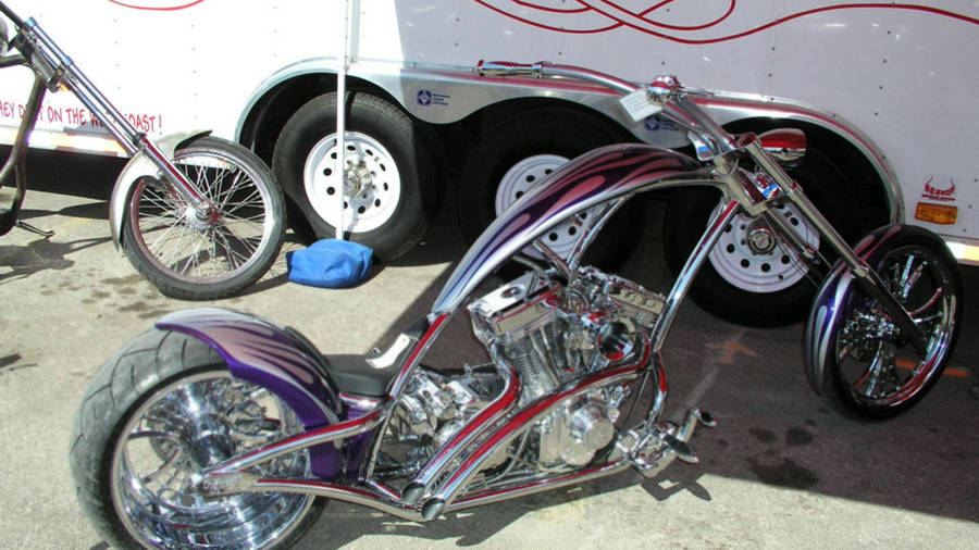 West Coast Choppers Curvy Motorbike Wallpaper