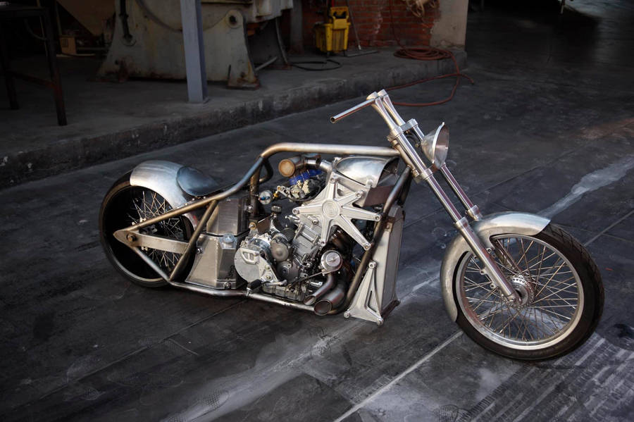 West Coast Choppers Frame Design Wallpaper