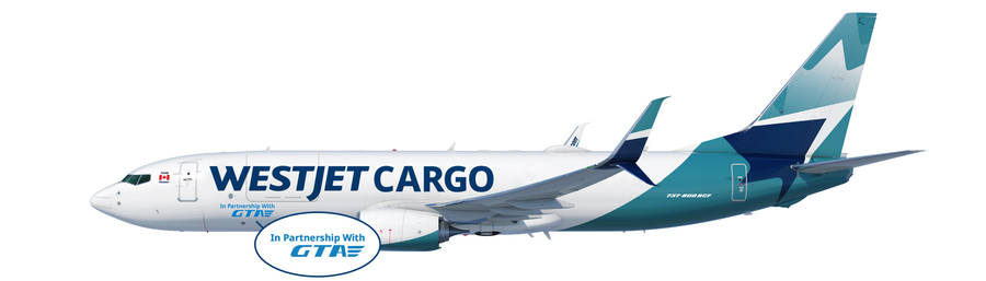 Westjet Cargo Airplane Wallpaper