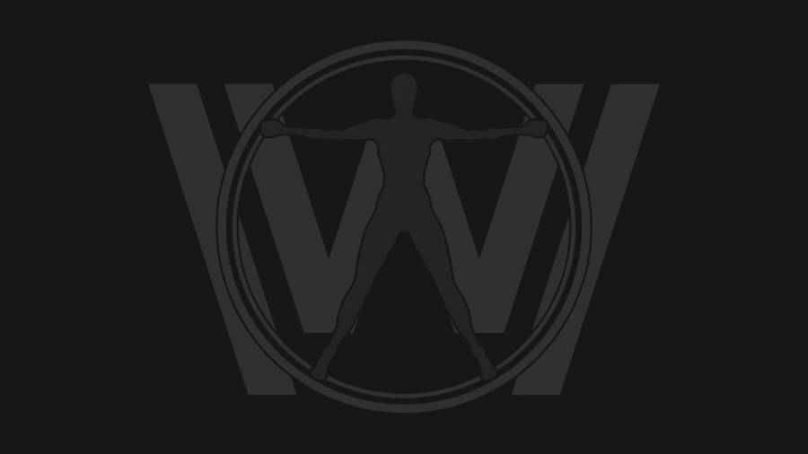 Westworld Black Theme Emblem Wallpaper