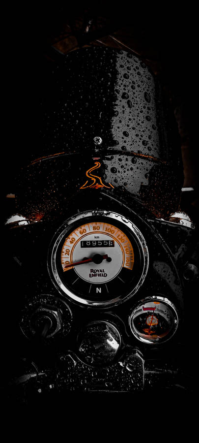 Wet Motorcycle Speedometer Speed Iphone Wallpaper