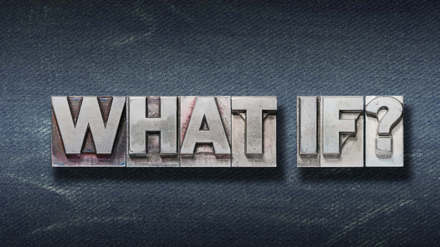 What If Question Concept Wallpaper