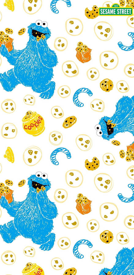 Whatsapp Chat Cookie Monster Wallpaper