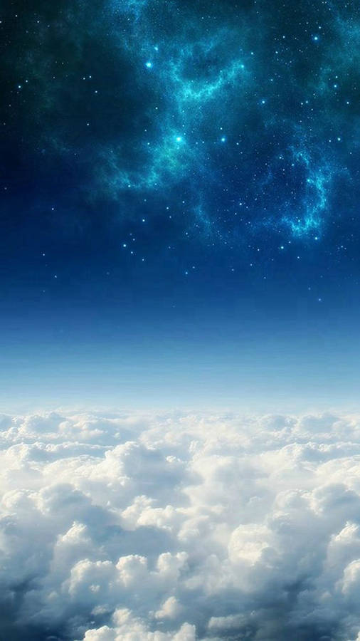 Whatsapp Chat Stars Blue Sky Wallpaper