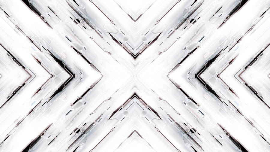 White Abstract Geometric Triangles Wallpaper