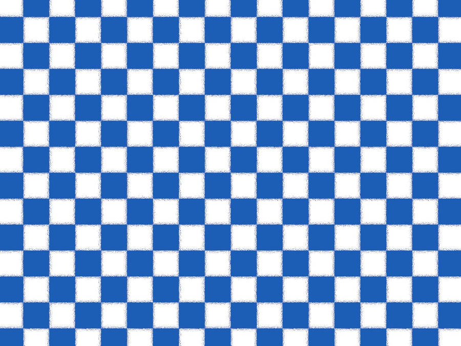 White And Blue Checkered Wallpaper