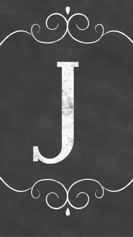 White And Gray Letter J Wallpaper