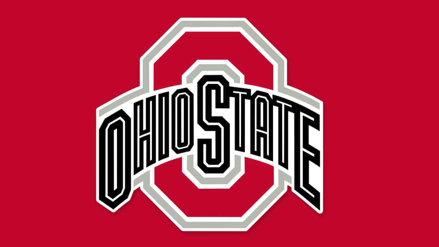 White And Gray Ohio State Logo Wallpaper